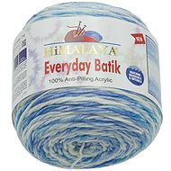 BELLATEX s. r. o. Yarn Everyday Batik 140 g - 74206 blue, white - Yarn