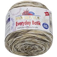 BELLATEX s. r. o. Yarn Everyday Batik 140 g - 74214 beige, brown - Yarn