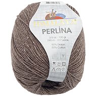 BELLATEX s. r. o. Yarn Perlina 100 g - 60114 brown - Yarn