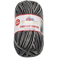 BELLATEX s. r. o. Yarn Everyday Senfoni 100 g - 71028-47 black, beige - Yarn