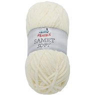 Vlnika Yarn Velvet Soft 100 g - 231 off white - Yarn