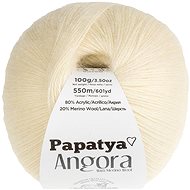 BELLATEX Yarn Angora Merino Papatya 100 g - 1930 cream - Yarn