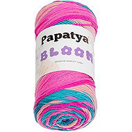 BELLATEX Yarn Papatya Bloom 100 g, 09 pink, blue - Yarn