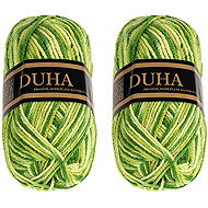 BELLATEX Rainbow 50 g set of 2 pcs - 903 light green, dark green - Yarn