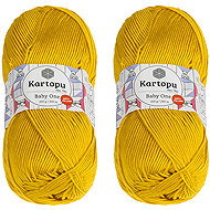 BELLATEX Baby One 100 g set of 2 pcs - 1321 mustard - Yarn
