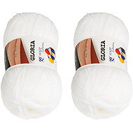 BELLATEX Gloria 50 g set of 2 pcs - 57076 white - Yarn