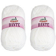 BELLATEX Dante 100 g set of 2 pcs - 1300 white - Yarn