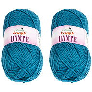 BELLATEX Dante 100 g set of 2 pcs - 1335 blue - Yarn