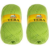 BELLATEX Tera 100 g set 2 pcs - 80 pea green - Yarn