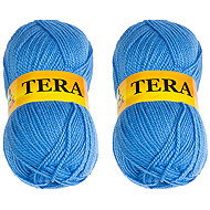 BELLATEX Tera 100 g set 2 pcs - 92 blue - Yarn