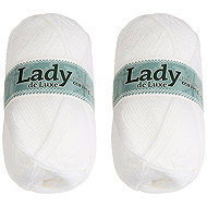 BELLATEX Lady NGM de luxe 100 g set of 2 pcs - 1100 white - Yarn