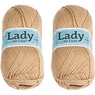 BELLATEX Lady NGM de luxe 100 g set of 2 pcs - 979 beige - Yarn