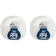 BELLATEX Ally cotton 50 g set 2 pcs - 000 white - Yarn
