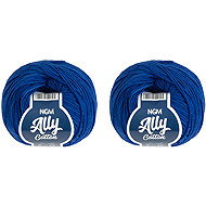 BELLATEX Ally cotton 50 g set of 2 pcs - 012 dark blue - Yarn