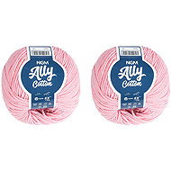 BELLATEX Ally cotton 50 g set of 2 pcs - 026 light pink - Yarn