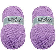 BELLATEX Lady NGM de luxe 100 g set of 2 pcs - 956 light purple - Yarn