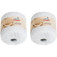 BELLATEX Lasie 50 g set 2 pcs - 120 white - Yarn