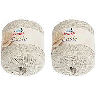 BELLATEX Lasie 50 g set of 2 pcs - 122 natural - Yarn