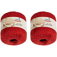 BELLATEX Lasie 50 g set 2 pcs - 126 red - Yarn