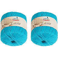 BELLATEX Lasie 50 g set 2 pcs - 131 turquoise - Yarn