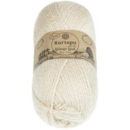 BELLATEX Yarn Melange Wool 100 g - 855 light beige - Yarn