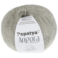 BELLATEX Yarn Angora Merino Papatya 100 g - 2120 grey - Yarn