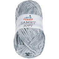 BELLATEX Yarn Velvet Soft 100 g - 226 medium grey - Yarn