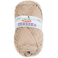 BELLATEX Yarn Terezka 50 g - 122 dark beige - Yarn