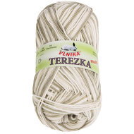 BELLATEX Yarn Terezka multi 50 g - 250 white, beige, brown - Yarn
