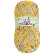 BELLATEX Yarn Terezka multi 50 g - 262 mustard grey - Yarn