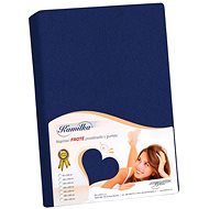 BELLATEX Terry sheet 200 × 220, navy blue - Bedsheet