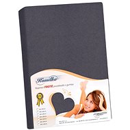BELLATEX Terry sheet 180 × 200, graphite - Bedsheet
