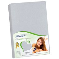 BELLATEX JERSEY sheet 140 × 200, medium grey - Bedsheet