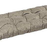 BELLATEX Bench seat 41 / 016 quilted 40 × 150 Uni brownish grey - Pillow Seat
