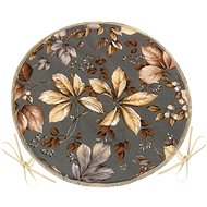 BELLATEX Seat EMA 79/564 round smooth d.40 cm Autumn leaves - Pillow Seat