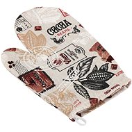 BELLATEX Handkerchief EMA 28 × 18 cm 66/563 cocoa - Oven Mitt