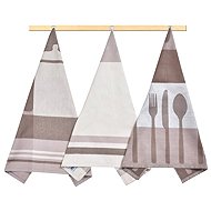 Bellatex Set of 3 tea towels 50 × 70 cm, 134 cutlery - Kitchen Towel