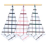 Bellatex Set of 3 towels 50 × 70 cm, 131 cube green, beige, grey - Kitchen Towel