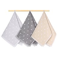 BELLATEX Tea Towel Set of 3, 50 × 70, 141 coffee beans - Kitchen Towel