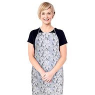 BELLATEX Apron Dita 67 × 84 cm 7750/401 grey flower - Apron