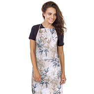 BELLATEX Apron Dita 67 × 84 cm 7750/409 grey-beige flower - Apron