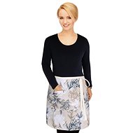 BELLATEX Waist apron Dita 68 × 50 cm 189/409 grey-beige flower - Apron
