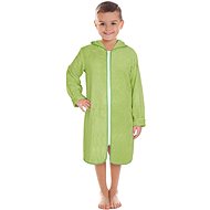 BELLATEX Children's FROTÉ Zippered Bathrobe size 3-5 years 8753/052 green - Bathrobe
