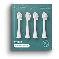 Be Lucent Prism Sonic Toothbrush Heads 4 Pack White - Toothbrush Replacement Head