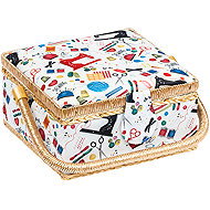 BELLATEX G - Sewing box 19 × 19 × 10,5 cm, haberdashery - Sewing Basket