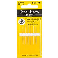 BELLATEX G - Hand needles for the visually impaired No. 4-8, 6 pcs/card - Sewing kit