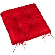 Bellatex Adéla 41/P214 Quilted 40 × 40cm, Solid Red - Pillow Seat