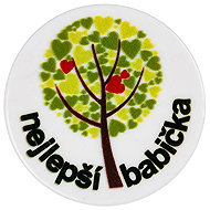 Buttons Žirovnice Placka The best grandmother - Button