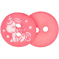 Buttons Žirovnice Button 1,5 cm unicorn pink 2 holes 44301 set of 6 - Button