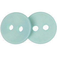 Buttons Žirovnice Button 1,3 cm mint 2 holes 1036B set of 6 pcs - Button